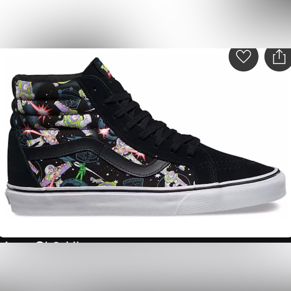 Vans Black Buzz Lightyear Sneakers
